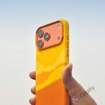 Carbon Fiber Texture MagSafe Case - Sunset