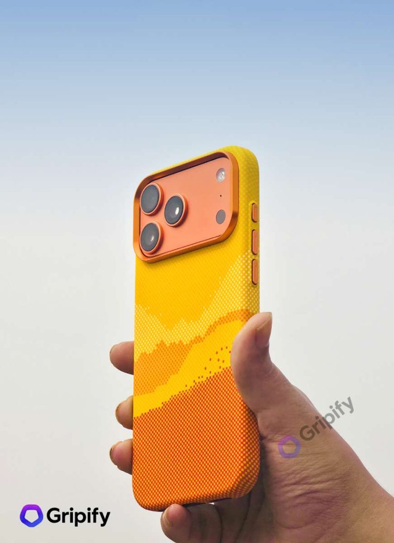 Carbon Fiber Texture MagSafe Case - Sunset