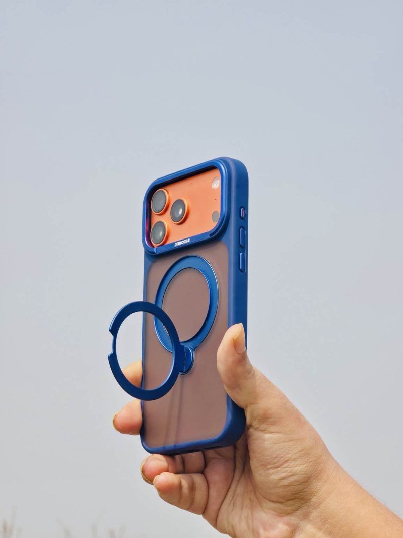Jaucase Shuck UP Magnetic Case with 360° Metal Grip & Kickstand - Image 2